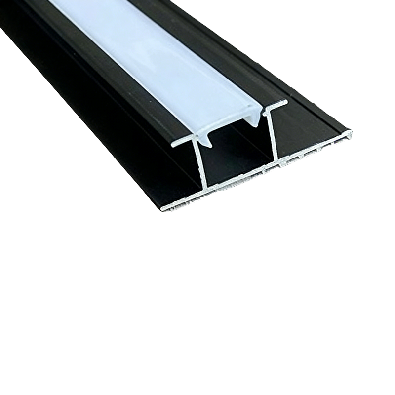 Garisan Aluminium X8 dengan Lampu untuk Panel Venir Kayu 8mm Dipertingkatkan Suasana