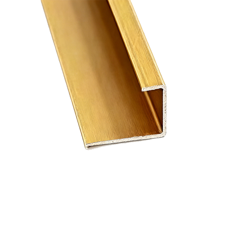 Tepi Aluminium X8 untuk Panel Venir Kayu 8mm Kekuatan Unggul